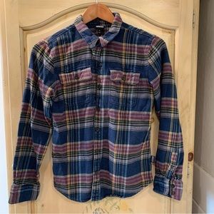 Patagonia Fjord Flannel Shirt - Women's Blue XS